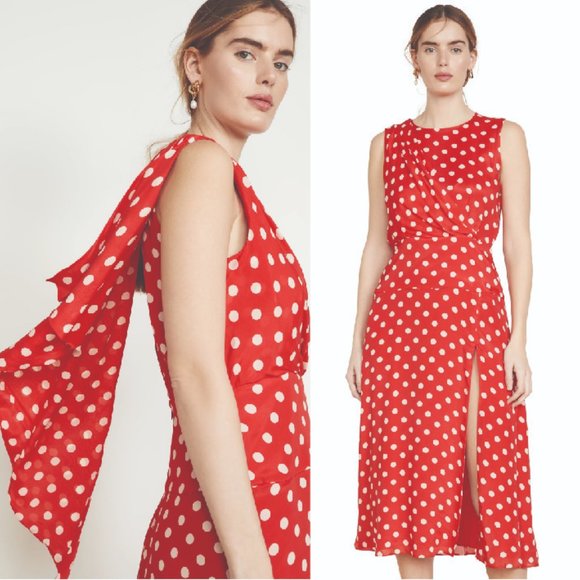 NWT Ronny Kobo Claudia Polka Dot Dress - Picture 3 of 9